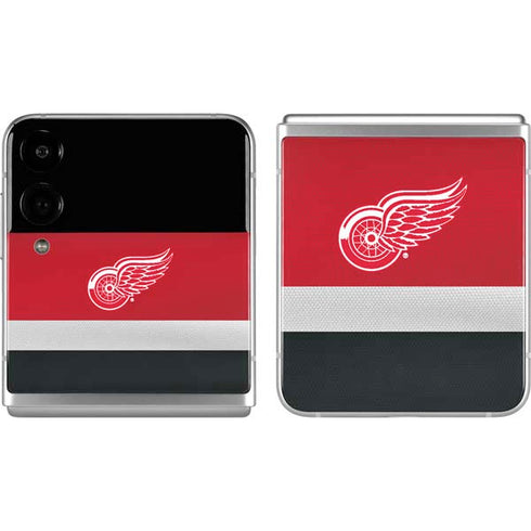 NHL Detroit Red Wings Jersey Galaxy Z Flip4 5G Skin